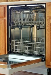 Dishwasher disguised as a Cabinet